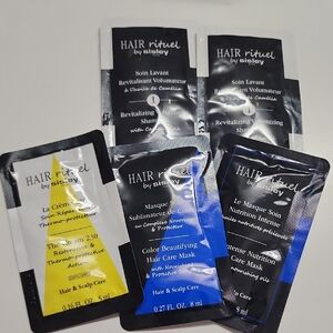 5 Pc Sisley Hair Rituel Care Mask Shampoo Mini Samples Set 5ml, 8ml Each